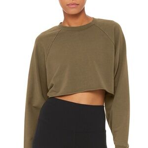 Alo Yoga Double Take Cropped Pullover